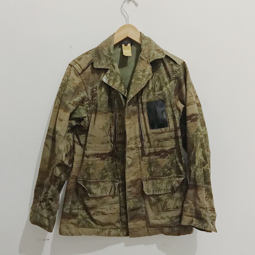 Rare A.P.C. Camo Army Bomber Utility Jacket